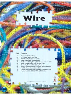 Explanation of Wire Charts - Terminal Supply Co