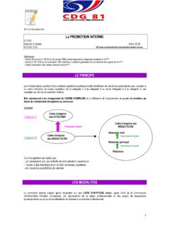 Note info PROMOTION INTERNE 2010 - cdg81.fr