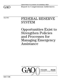 GAO-11-696 Federal Reserve System: Opportunities Exist to ...