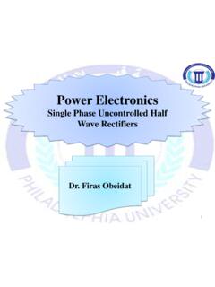 Power Electronics - Philadelphia University