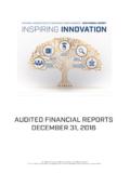 AUDITED FINANCIAL REPORTS DECEMBER 31, 2016