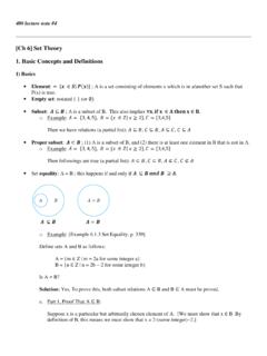 [Ch 6] Set Theory 1. Basic Concepts and Definitions