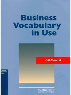 Business Vocabulary In Use - Junta de Andaluc&#237;a