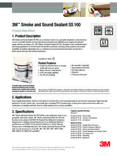 3M Smoke and Sound Sealant SS 100 - …