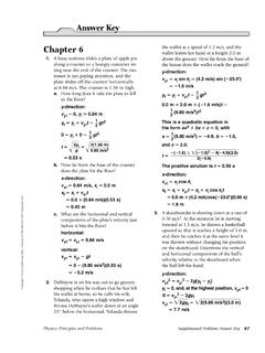 Answer Key Chapter 6 - Henry County Schools