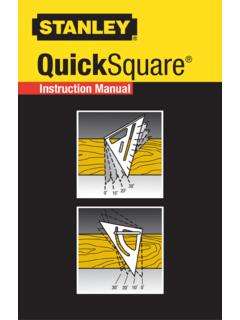 Quick Square Instruction Manual