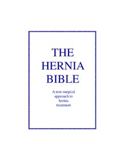 THE HERNIA BIBLE - Groin Hernia