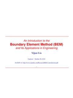 An Introduction to the Boundary Element Method (BEM)