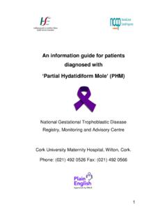 An information guide for patients diagnosed with …