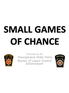 Presented by the Pennsylvania State Police Bureau of ...