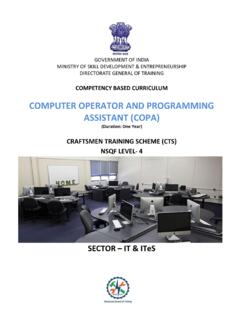 COMPUTER OPERATOR AND PROGRAMMING ASSISTANT …