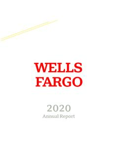 Wells Fargo &amp; Company 2020 Annual Report