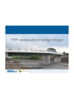 FRP composites in bridge design