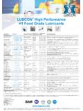LUBCON&#174; High Performance H1 Food Grade …
