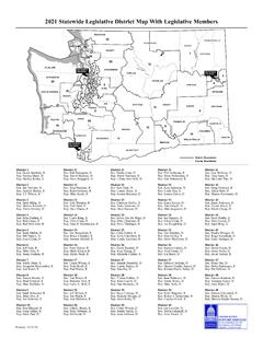 2021 Statewide Legislative District Map With Legislative ...