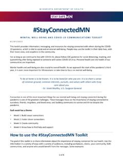 #StayConnectedMN