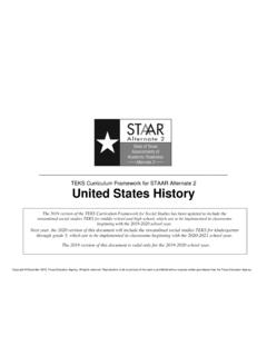 United States History - Texas Education Agency