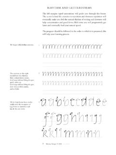 RHYTHM AND LETTERFORMS - Calligraphy …
