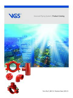Grooved Piping System | Product Catalog - Viking Group Inc