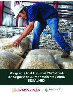 Programa Institucional 2020-2024 de Seguridad Alimentaria ...