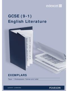 GCSE (9-1) English Literature - Edexcel