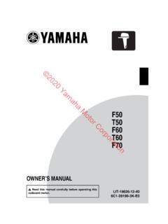 Yamaha F50 Motor T50 F60 T60 F70