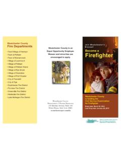 Westchester County Join Westchester's Bravest! Become a ...