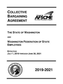 COLLECTIVE BARGAINING AGREEMENT - Wa