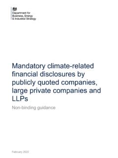 Mandatory climate-related financial disclosures by ...