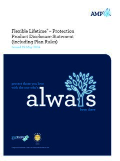 Flexible Lifetime – Protection Product Disclosure ...