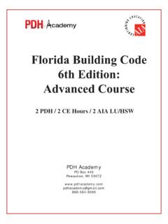 Florida Building Code 6th Edition: Advanced Course