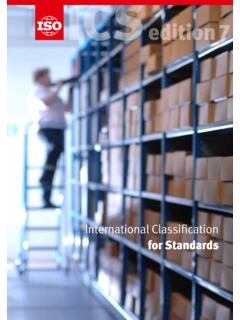 ICS - International Organization for Standardization