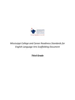 Mississippi College and Career Readiness Standards for ...