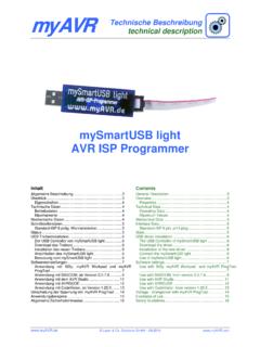 mySmartUSB light AVR ISP Programmer - myavr.info