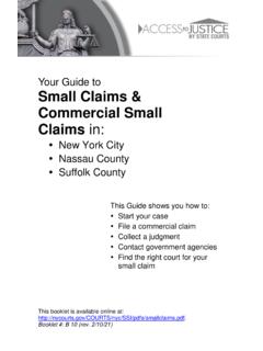 Your Guide to Small Claims &amp; Commercial Small Claims in