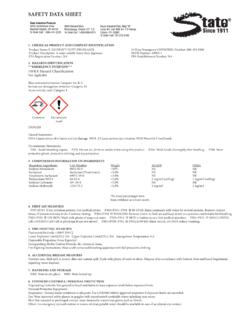 SAFETY DATA SHEET - State Industrial Products