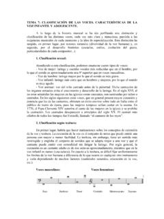 TEMA 7: CLASIFICACI&#211;N DE LAS VOCES - ujaen.es