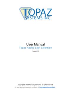 User Manual - Topaz Systems