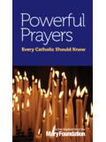Powerful Prayers - CatholiCity