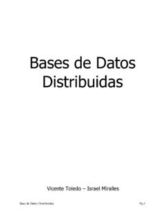 Bases de Datos Distribuidas - I.E.S. San Vicente