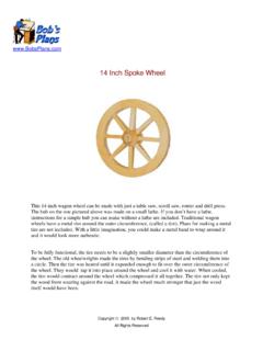 14 Inch Spoke Wheel - BobsPlans.com