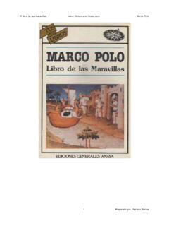 El libro de las maravillas - Marco Polo - Libros Maravillosos