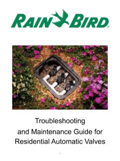 Troubleshooting and Maintenance Guide for Residential ...