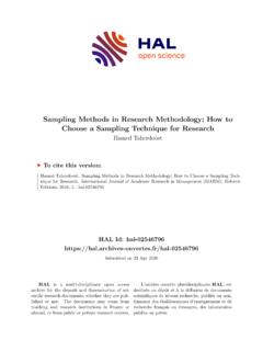 Sampling Methods in Research Methodology; How to Choose …