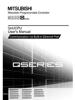 QnUCPU User's Manual (Communication via Built-in …