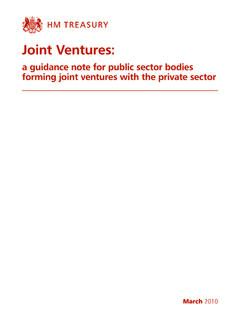 160310 Joint venture guidance 1 - GOV.UK