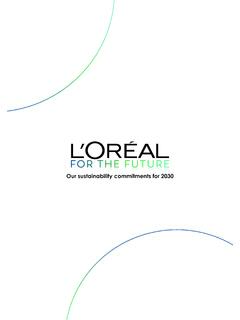 Our sustainability commitments for 2030 - L'Or&#233;al