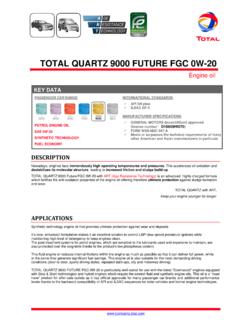 TOTAL QUARTZ 9000 FUTURE FGC 0W-20