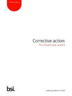 Corrective action - BSI Group