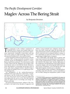 The Pacific Development Corridor: Maglev Across The Bering ...
